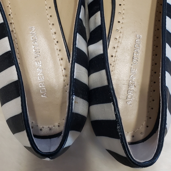 Adrienne Vittadini Black/White Loafers - Size: 9 - Picture 2 of 5